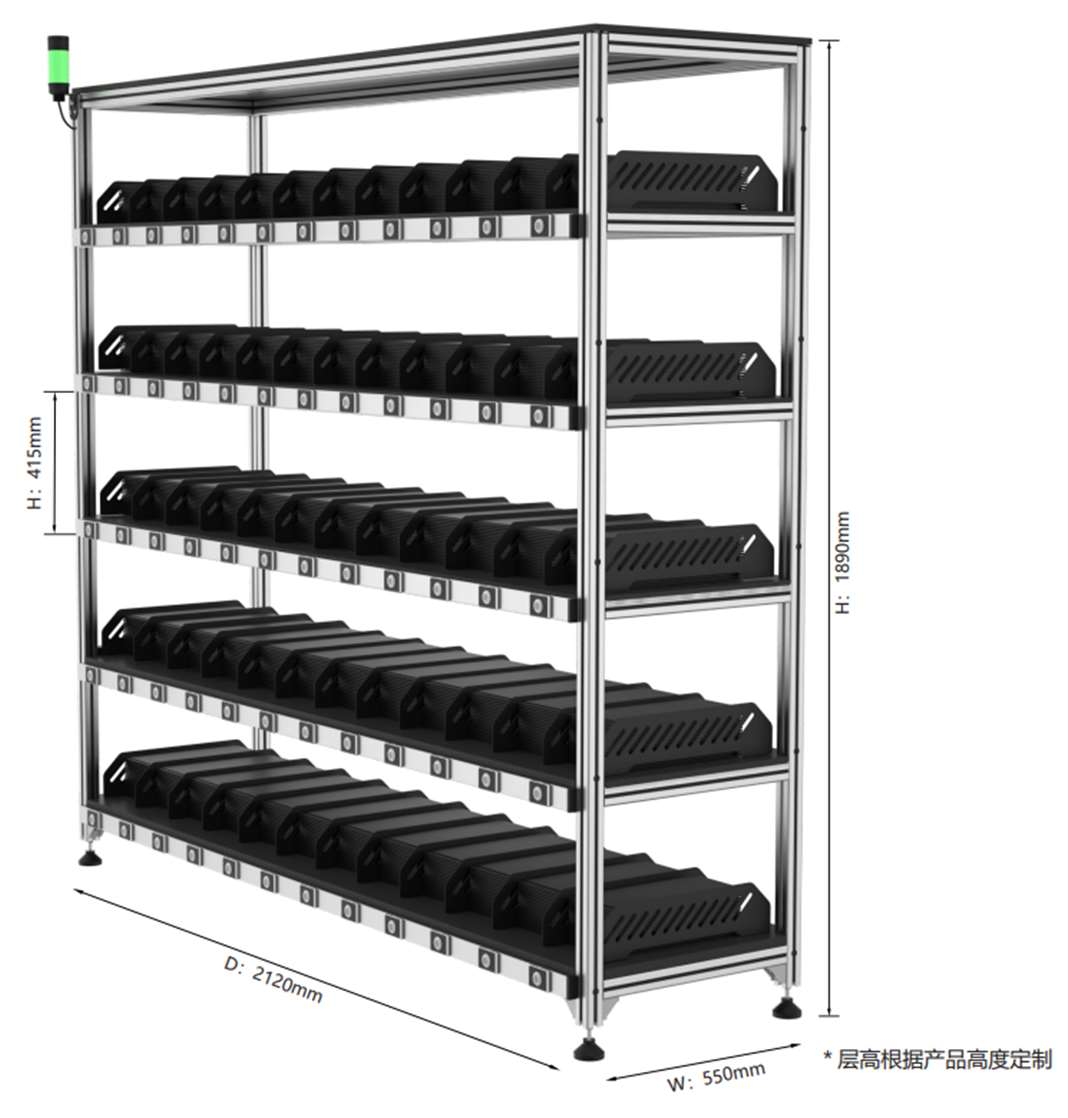 智能亮燈式tray盤(pán)/PCB料架